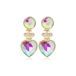 Aretes Corazon Brillante 1U4