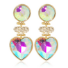 Aretes Corazon Brillante 1U4