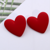 Aretes Corazon  Rojo 1AA2