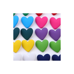 Aretes Corazon Verde   1AA2