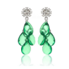 Aretes Cristales Verdes 1Z1