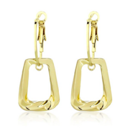 Aretes Cuadro Dorado 1T5