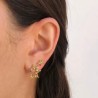 Aretes Estrella Chapa de Oro AZ100