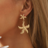 Aretes Estrella de Mar Plateado 2F7