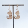 Aretes Gato con Perla  2E3