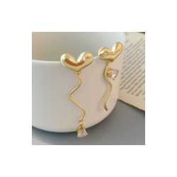 Aretes Globo de Corazon   1K1