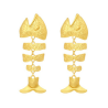 Aretes Gran Pez Dorado  2M5