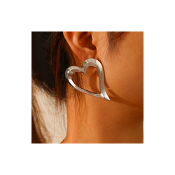 Aretes Gran Corazon Dorado  R27