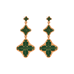 Aretes Gran Verde Brillante  1o6
