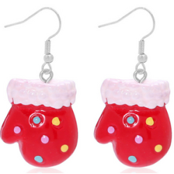 Aretes Guantes de Nieve C667