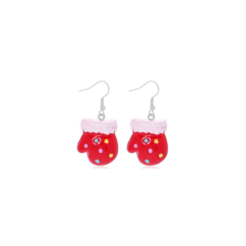 Aretes Guantes de Nieve C667