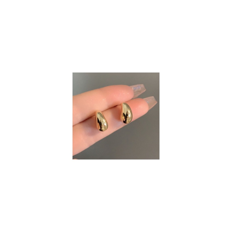 Aretes Gota Doradas Pequeña R9
