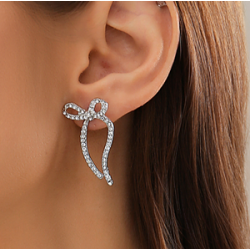 Aretes Lazo Brillante  4E9