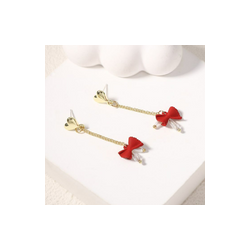 Aretes Lazo Colgante 2X4