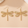 Aretes Libelula Dorada R1