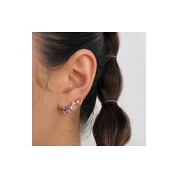 Aretes Mariposa Chapa de Oro Az135