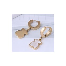 Aretes Osos Acero Inox  1B5