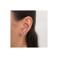 Aretes Osos Chapa De Oro AZ51