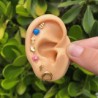 Aretes Mini Acero Inox