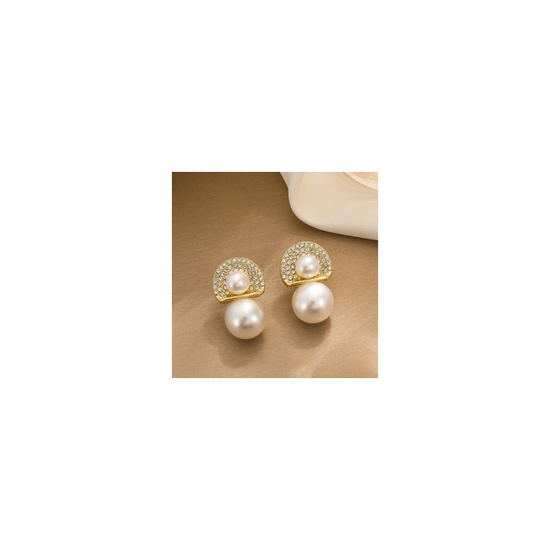 Aretes Perlas  1w7