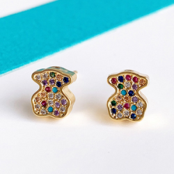 Aretes Tous Chapa de Oro  2D6