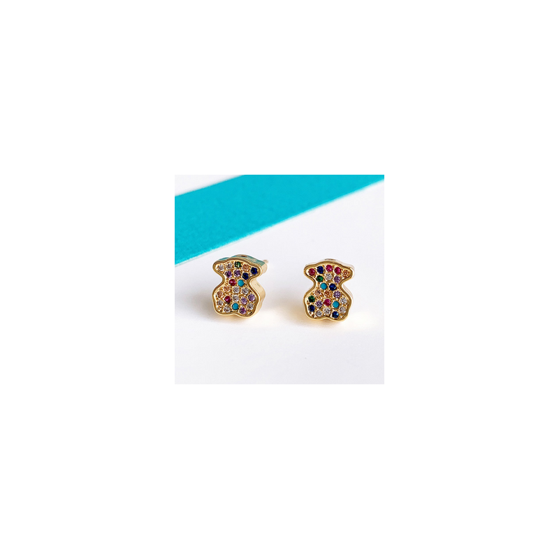 Aretes Tous Chapa de Oro  2D6