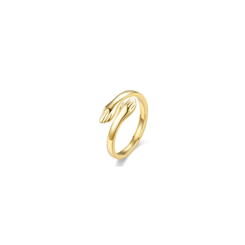 Anillo Ajustable Abrazo  Acero Inoxidable Az355