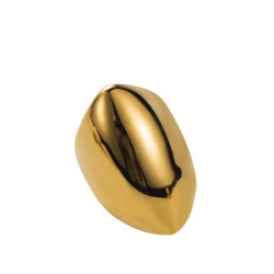 Anillo Chunky Dorado Acero Inox