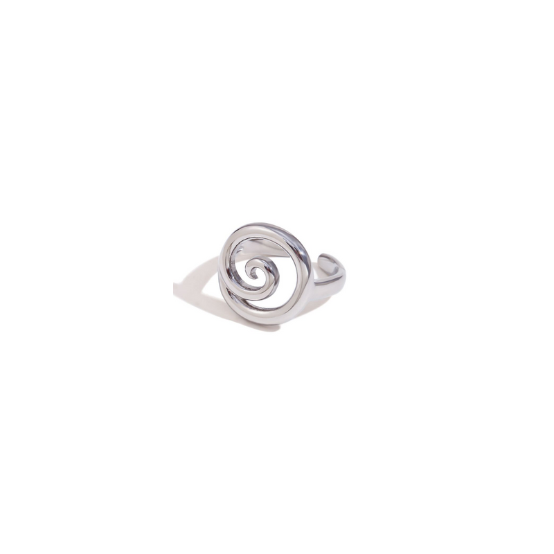 Anillo Ajustable Caracol Acero Inoxidable  C627