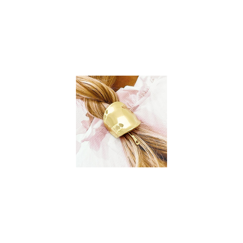 Broche Cabello Hair Cuffs Liga Dorado  R7