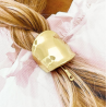 Broche Cabello Hair Cuffs Liga Dorado  R7