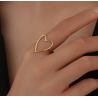 Anillo Corazon Dorado R4