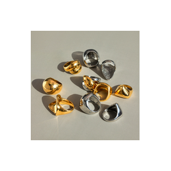 Anillo Chunky Plateado Acero Inox