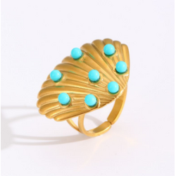 Anillo Gran Concha Blue 1P6