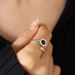 Anillo Plateado Acero Inoxidable    R31