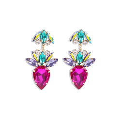 Aretes Acristalados Grandes  2T6