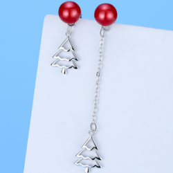 Aretes Arbol de Navidad Irregular  Az400
