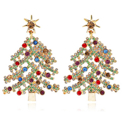 Aretes Arbol Navidad  1L3
