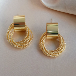 Aretes Aro Dorados  R21