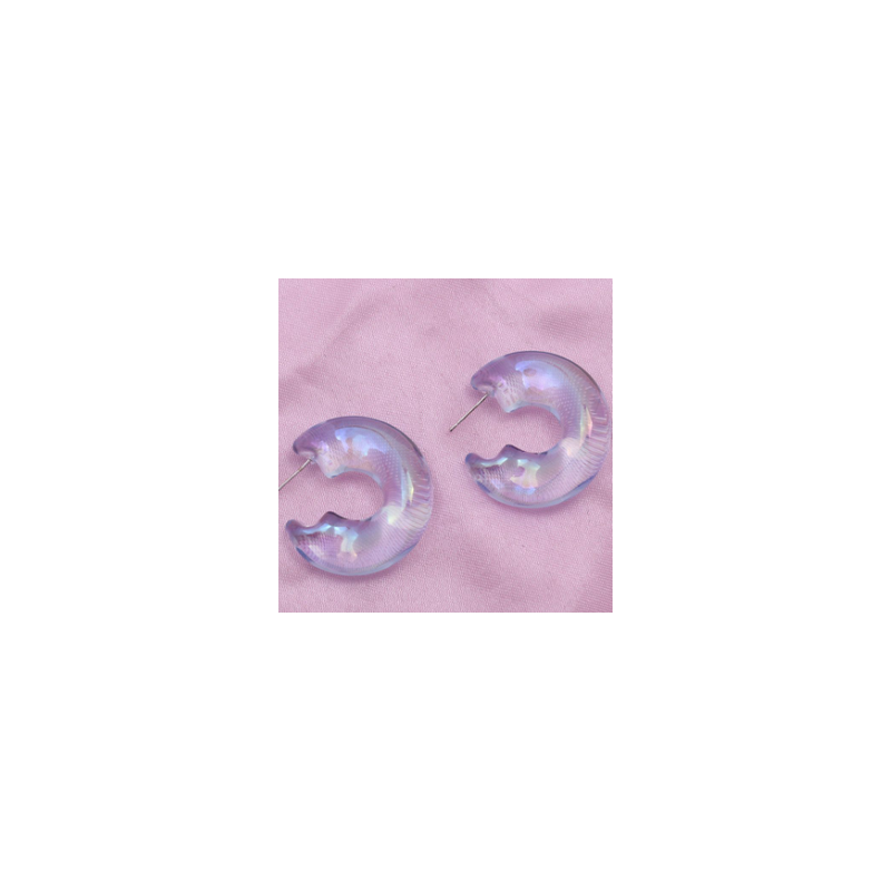 Aretes Arracada Chunky Blue 2C6