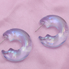 Aretes Arracada Chunky Blue 2C6