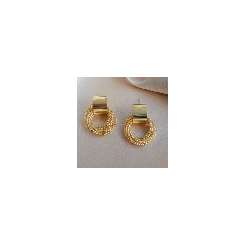 Aretes Aro Dorados  R21
