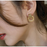 Aretes Aro Dorados  R21