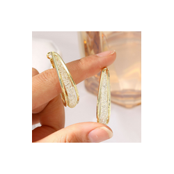Aretes Arracadas Doradas  1B6