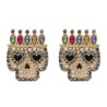 Aretes Calavera Colores 3L7